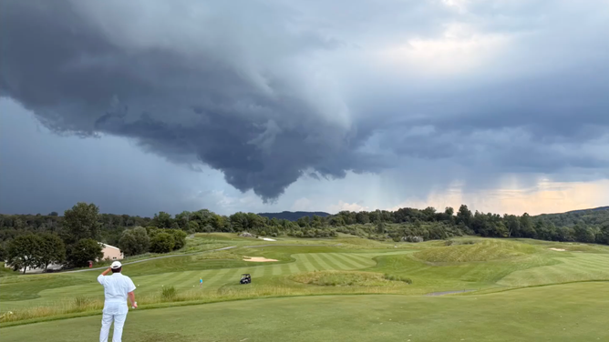 Storm clouds over Ballyowen.
